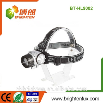 Le plus grand marché en gros ABS en plastique à longue portée phare 3 * aaa mult-function High Power led head torch